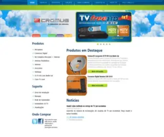 Antenascromus.com.br(Antenas Cromus) Screenshot