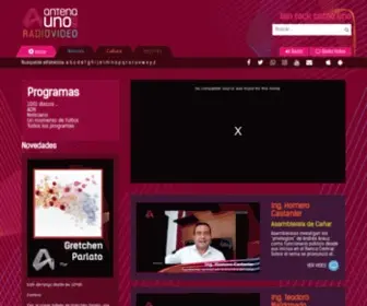 Antenauno.com(Antena Uno) Screenshot