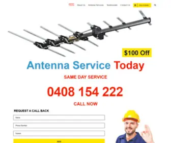 Antennaservice.net.au(Antenna Installation) Screenshot