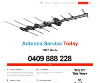 Antennaservicetoday.com.au(Antenna Installation) Screenshot