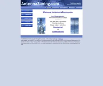 Antennazoning.com(Antenna Zoning for the Radio Amateur) Screenshot