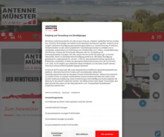 Antennemuenster.de(Antenne Münster) Screenshot