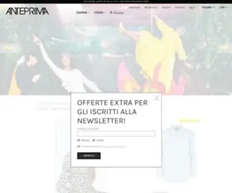 Anteprimaextra.com(Scopri online le novità moda donna e uomo. Acquista gli articoli Anteprima) Screenshot