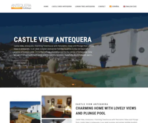 Antequera-Spain.com(Holiday Accommodation Antequera Spain with Private Pools) Screenshot