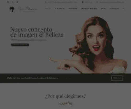 Antequerabelleza.com(Peluquería en Antequera) Screenshot