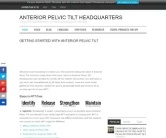 Anteriorpelvictilthq.com(Anterior Pelvic Tilt Headquarters) Screenshot