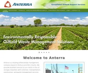 Anterraservices.com(Anterra Oilfield Waste Support Services) Screenshot