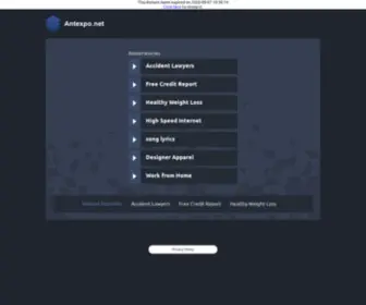 Antexpo.net(Fuar ve Danismanlik Hizmetleri) Screenshot
