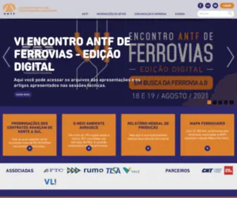 ANTF.org.br(Associação Nacional dos Transportadores Ferroviários) Screenshot