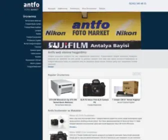 Antfo.com(Antfo Elektronik & Foto Market Mitsubishi Termal Bask) Screenshot