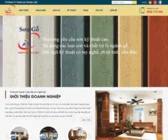 Anthanhloc.com(Công ty sơn PU An Thành Lộc) Screenshot
