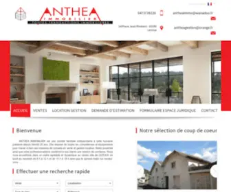 Antheaimmobilier.com(Anthéa) Screenshot