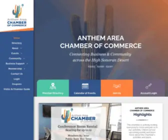 Anthemareachamber.org(The Anthem Area Chamber of Commerce) Screenshot