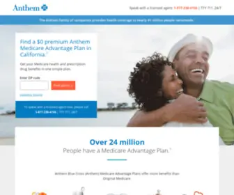 Anthembluecross-Medicareadvantage.com(Anthem Medicare Advantage Plans) Screenshot