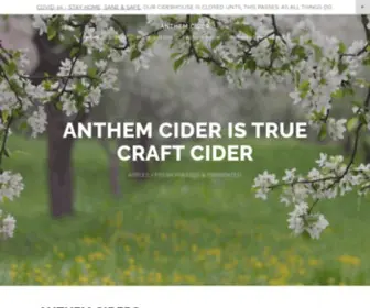 Anthemcider.com(Anthem Cider) Screenshot