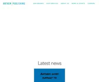 Anthem.co.uk(Anthem Publishing) Screenshot