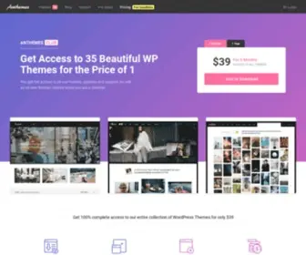 Anthemes.com(Simple WordPress Themes for Bloggers) Screenshot