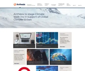 Anthesisgroup.com(Global Sustainability Consultancy) Screenshot