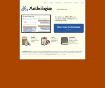 Anthologize.org(Anthologize) Screenshot