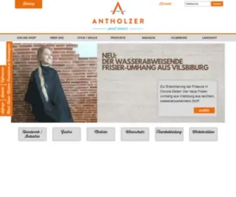 Antholzer.de(Arbeitskleidung, Vereinskleidung, T-Shirts bedrucken und besticken) Screenshot