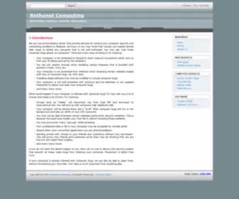 Anthonet.com(Anthonet Malaysia) Screenshot
