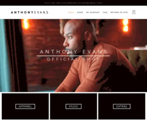 Anthony-Evans.shop(Official Online Shop) Screenshot