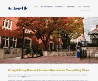 Anthony-HR.com(Legal HR Consulting Firm Columbus) Screenshot