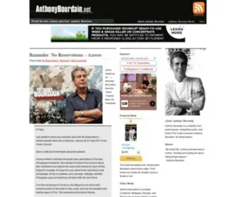 Anthonybourdain.net(Anthony Bourdain) Screenshot