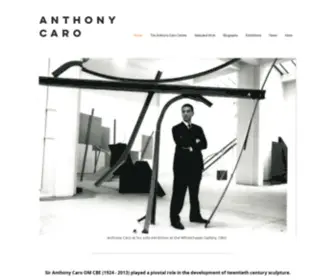 Anthonycaro.org(Home) Screenshot