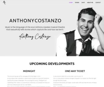 Anthonycostanzo.com(Composer and performer) Screenshot