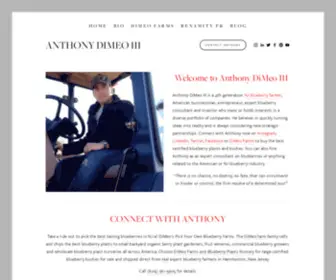 Anthonydimeo.com(Anthony DiMeo III) Screenshot