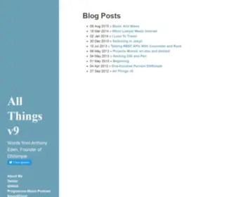 Anthonyeden.com(All Things v9) Screenshot