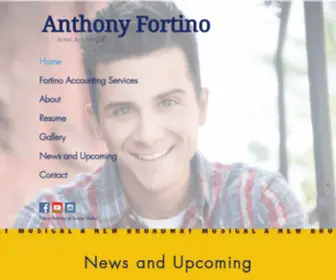 Anthonyfortino.com(Mysite) Screenshot