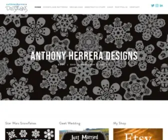 Anthonyherreradesigns.com(Anthony Herrera Designs) Screenshot