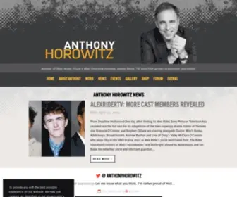 Anthonyhorowitz.com(Anthony Horowitz) Screenshot