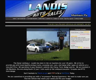 Anthonylandisauto.com(Anthony L. Landis Auto Sales) Screenshot