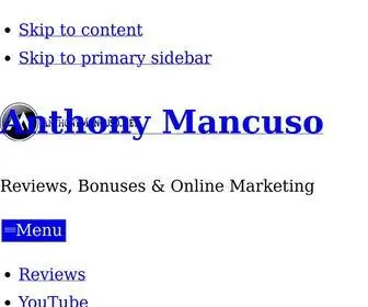 Anthonymancuso.net(Anthony Mancuso) Screenshot