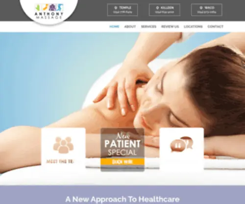 Anthonymassage.com(Anthony Massage) Screenshot