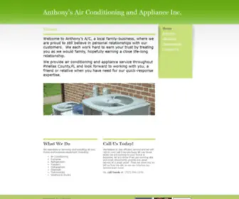 Anthonys-AC.com(Anthony's A/C & Appl) Screenshot