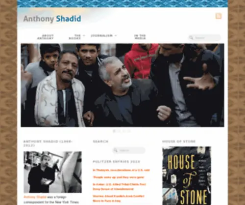 Anthonyshadid.com(Anthony Shadid) Screenshot