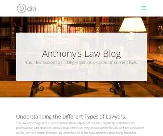 Anthonyslawblog.com(Anthony's Law Blog) Screenshot