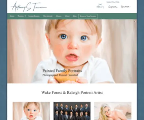 Anthonystorres.com(Wake Forest) Screenshot