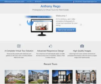 Anthonysvirtualtours.com(Real Estate Photography and Virtual Tours for Real estate across Toronto and the GTA) Screenshot