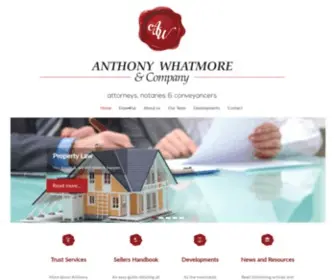 Anthonywhatmore.co.za(Attorneys, Notaries and Conveyancers) Screenshot