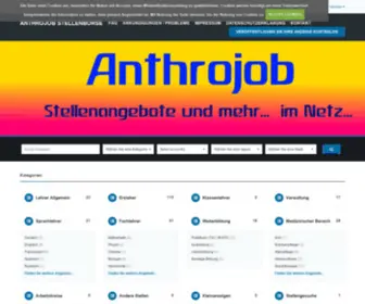 Anthrojob.de(Stellenbörse) Screenshot