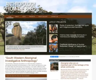 Anthropologyfromtheshed.com(Australian Anthropological Research) Screenshot