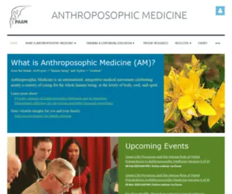 Anthroposophicmedicine.org(Physicians' Association for Anthroposophic Medicine PAAM) Screenshot