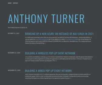 Anthturner.com(Senior AppSec Engineer at Coalition) Screenshot