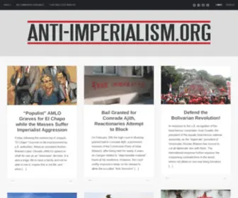 Anti-Imperialism.org(News, Analysis, Culture) Screenshot