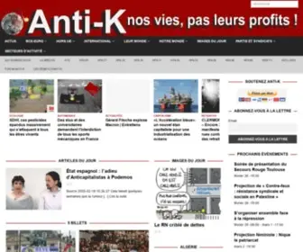 Anti-K.org(Le blog militant) Screenshot